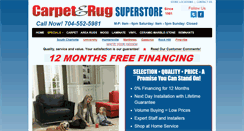 Desktop Screenshot of carpetandrugsuperstore.com